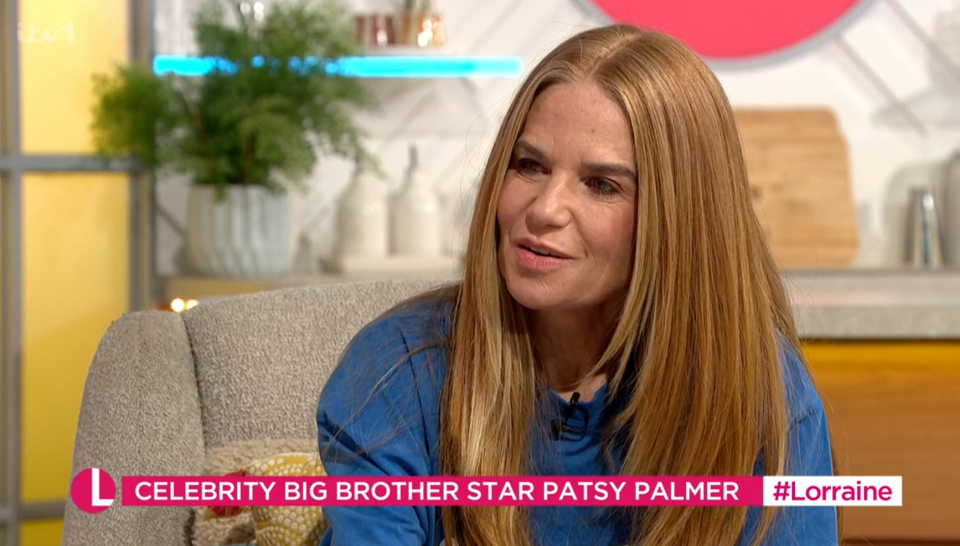 Patsy Palmer on the Lorraine show.