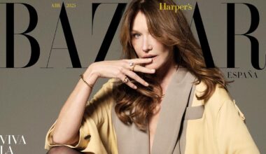 Carla Bruni Harper's Bazaar Spain April 2025