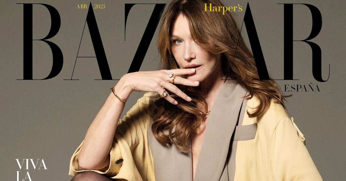 Carla Bruni Harper's Bazaar Spain April 2025