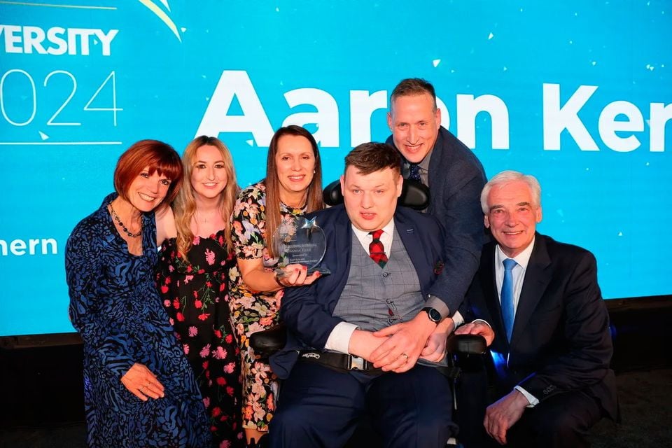 Aaron Kerr was named winner of the Overcoming Adversity Award