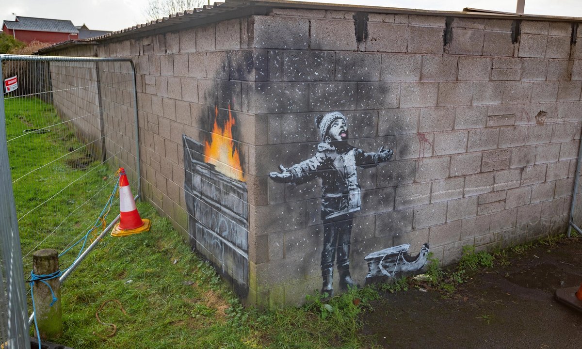 Banksy treads the boards: new play explores fallout following Port Talbot garage mural - The Art Newspaper