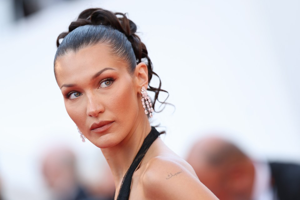 Bella Hadid at the Cannes Film Festival.