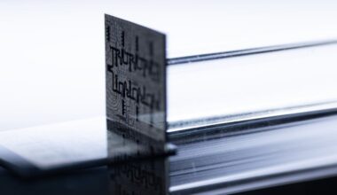 Above, the new quantum chip developed by Amazon's AWS Center for Quantum Computing.