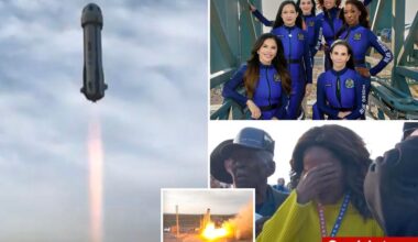 Blue Origin's all-female crew blasts off with Katy Perry, Lauren Sanchez on board