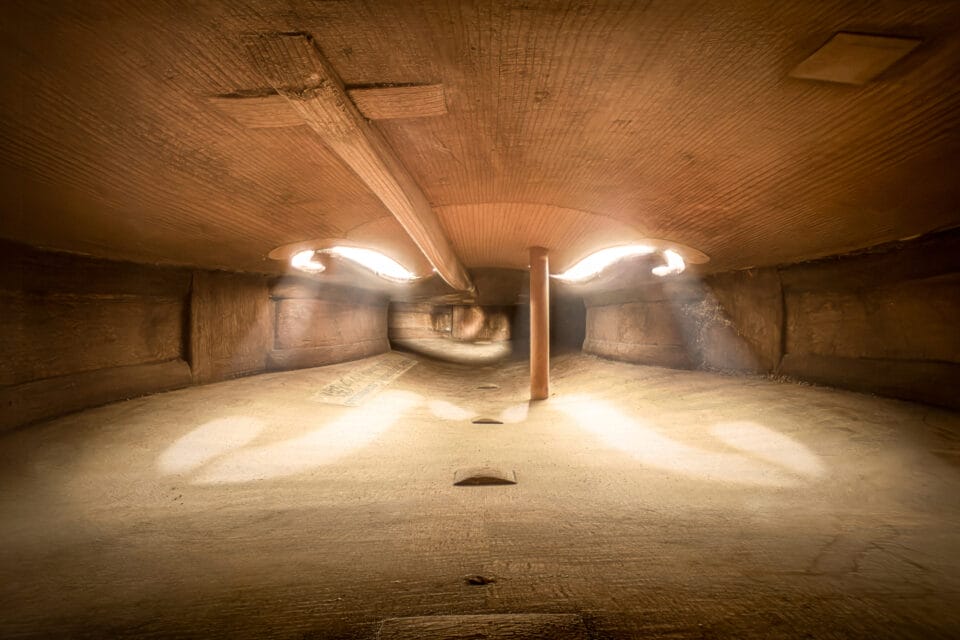 the interior of a 1717 Stradivarius violin