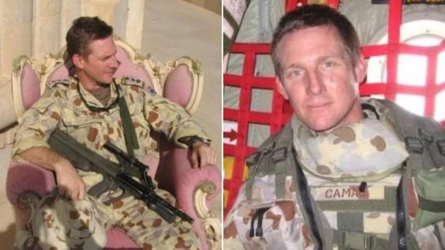 Garth Camac during his service in the Australian Army, where he faced both physical and emotional battles that led to his ongoing fight with treatment-resistant depression.