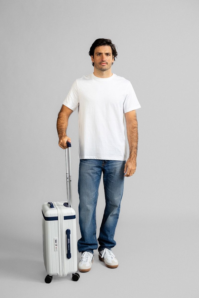 Carlos Sainz starred in a new Carl Friedrik campaign