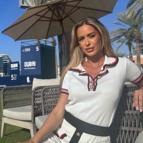 Magdalena Sadlo, Love Island star, at a Dubai event.