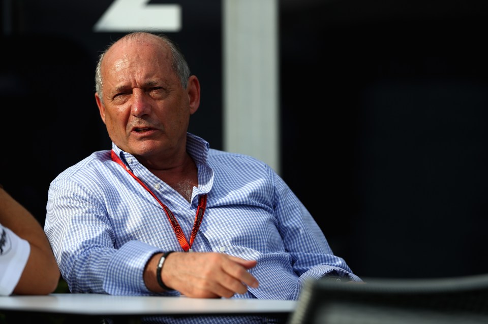 Ron Dennis, Chairman and CEO of McLaren Group, at the Australian Formula One Grand Prix.