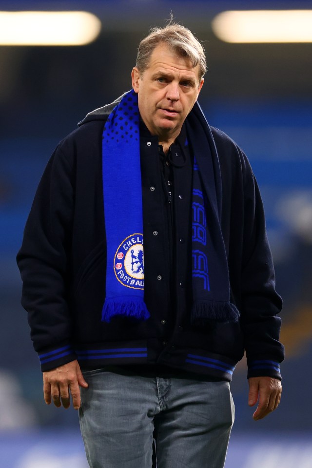 Todd Boehly, Chelsea owner, at a match.