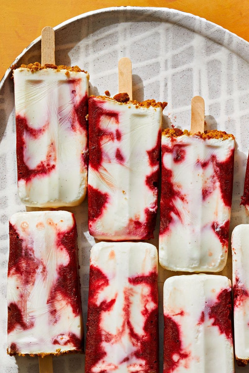 cherry froyo pops
