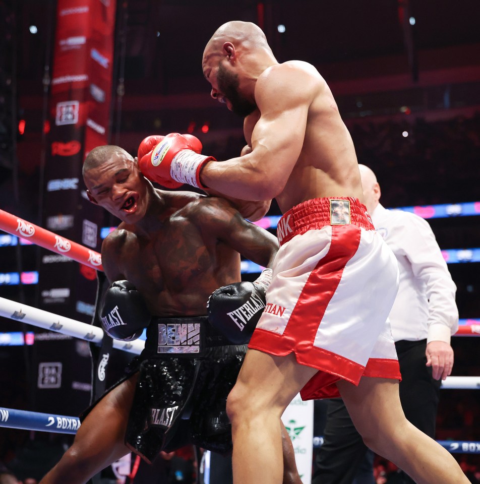 Chris Eubank Jr. boxing Conor Benn.