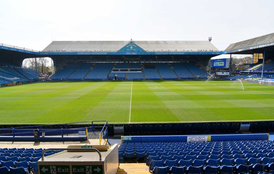 Hillsborough Stadium, Sheffield Wednesday's home ground.