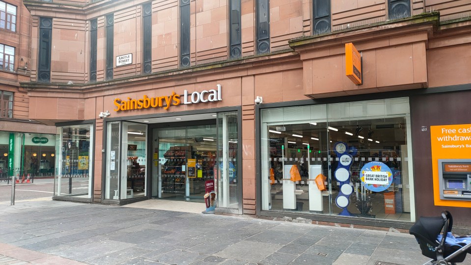 Sainsbury's Local store in Glasgow.