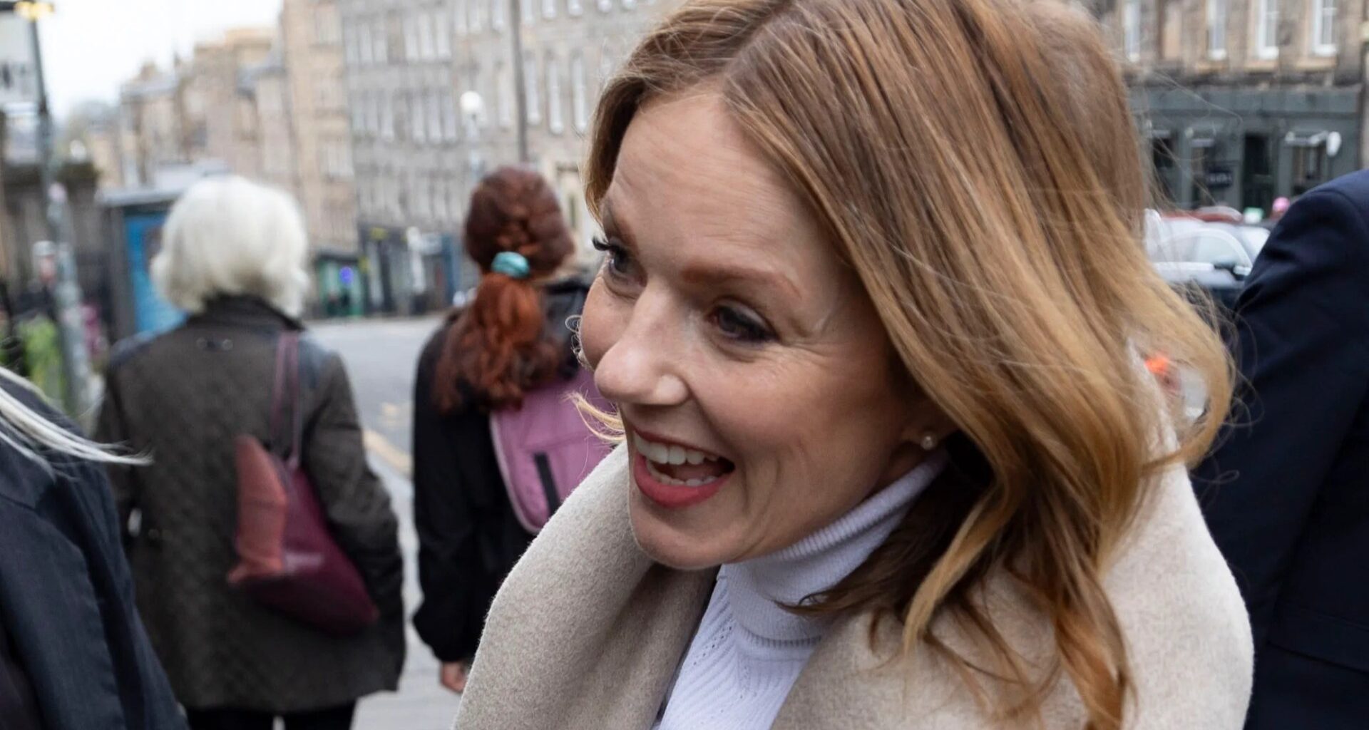 Former Spice Girl Geri Horner spotted in Scots city as she visits top tourist spot