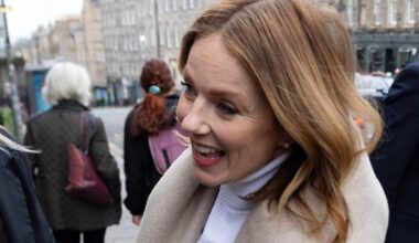 Former Spice Girl Geri Horner spotted in Scots city as she visits top tourist spot