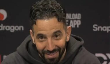 Ruben Amorim has journalists laughing as he hits back at Gary Neville's analysis of Manchester derby