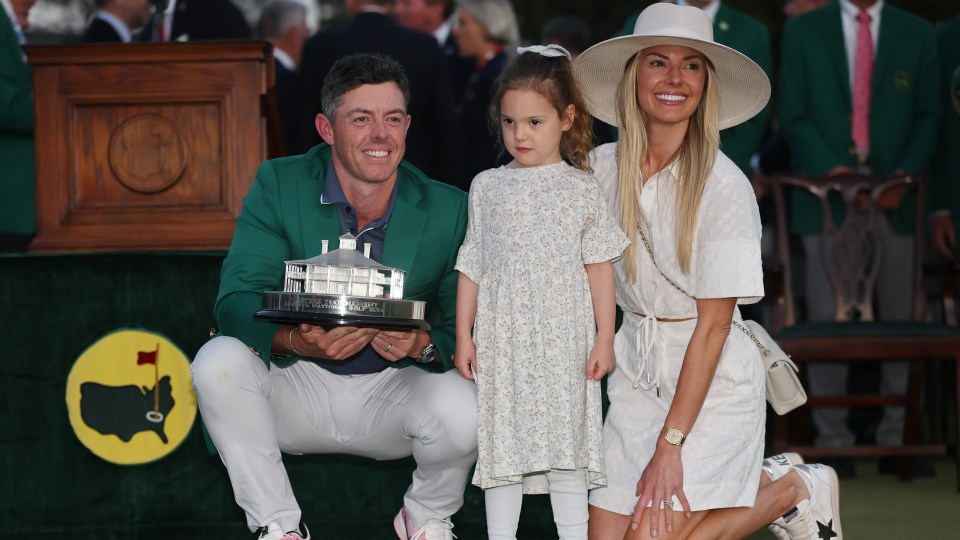 McIlroy had his wife Erica Stroll and their daughter Poppy present for his Masters win