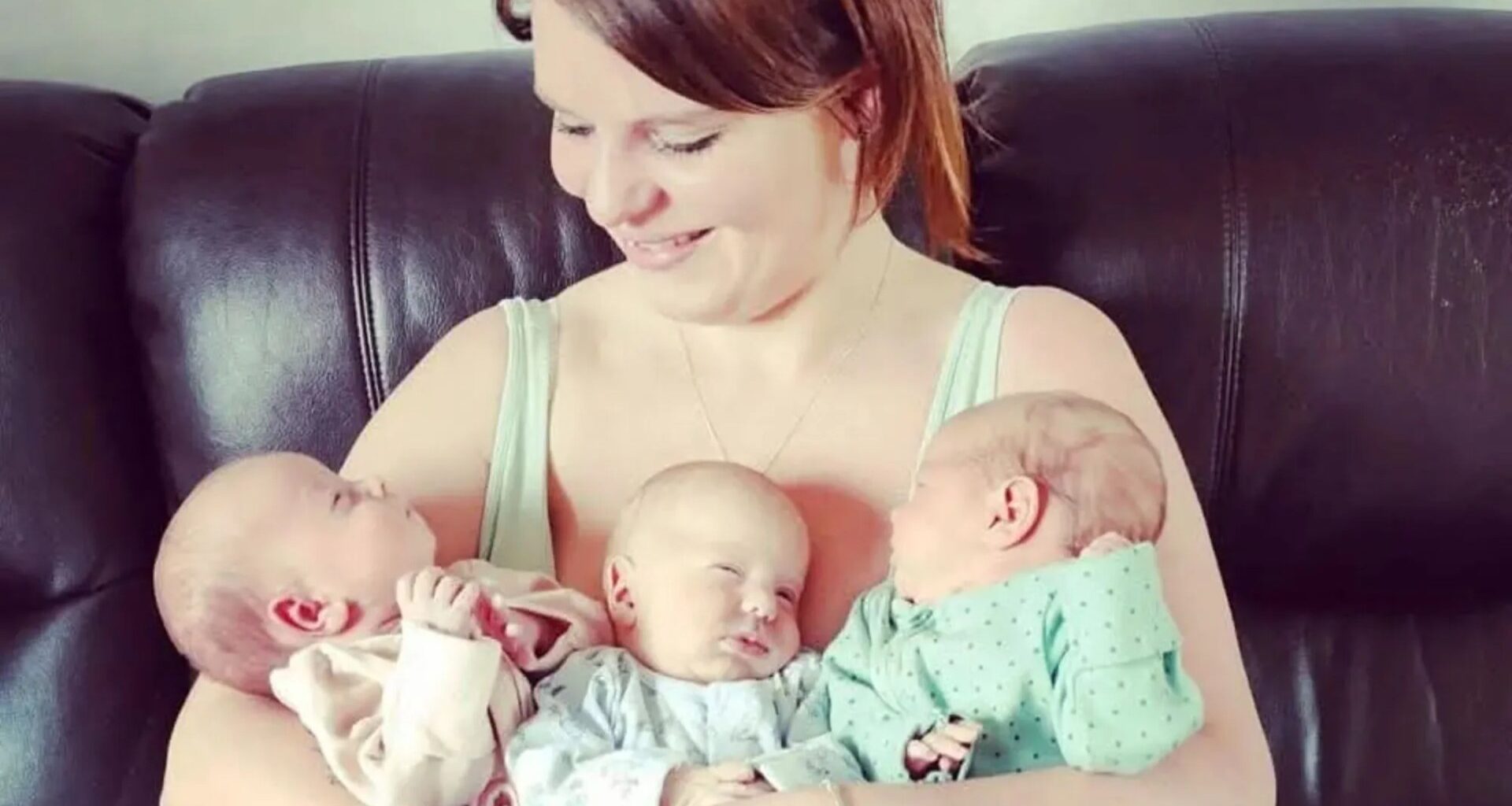 Woman trying for baby ends up with triplets after her family was hit by Covid
