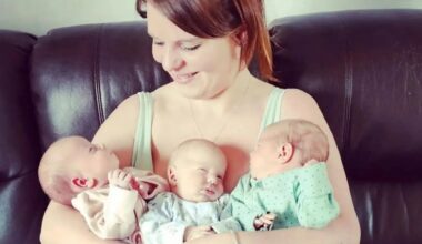 Woman trying for baby ends up with triplets after her family was hit by Covid