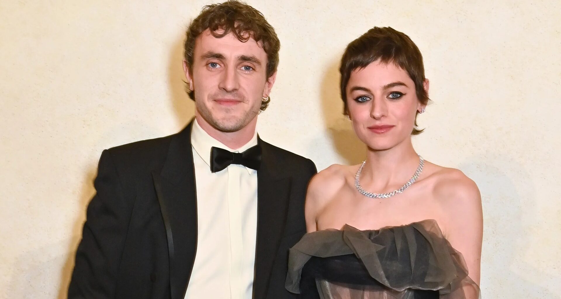The Crown's Emma Corrin stuns in a sheer dress at VIP dinner with Gladiators star Paul Mescal
