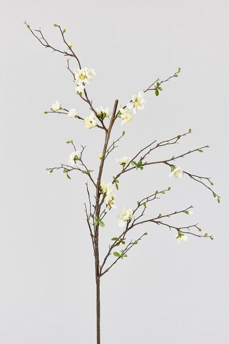 Cream Artificial Blossom Branch