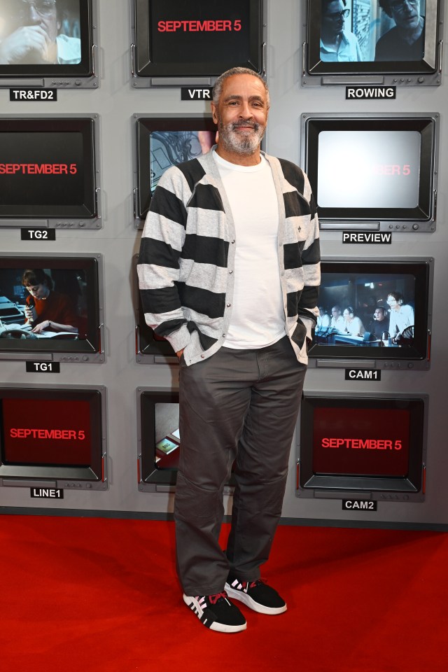 Daley Thompson at the UK premiere of "September 5."