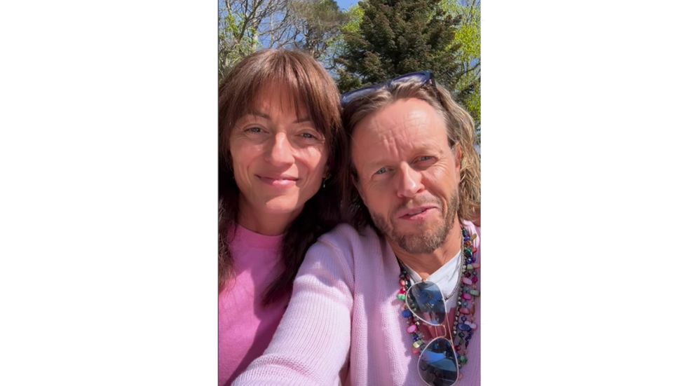 Davina McCall and Michael Douglas