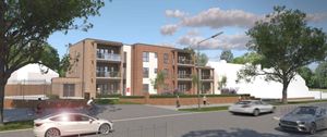 An artist\'s impression of the proposed flats off Wolverhampton Road in Oldbury. Pic: Hinton Cook Architects. Permission for reuse for all LDRS partners.
