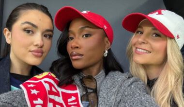 Bukayo Saka's girlfriend Tolami Benson joins fellow Arsenal stars' Wags at Bernabeu for Real Madrid clash
