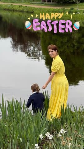 Instagram/Princess Eugenie Princess Eugenie shares rare personal photos of son Ernie for Easter 2025