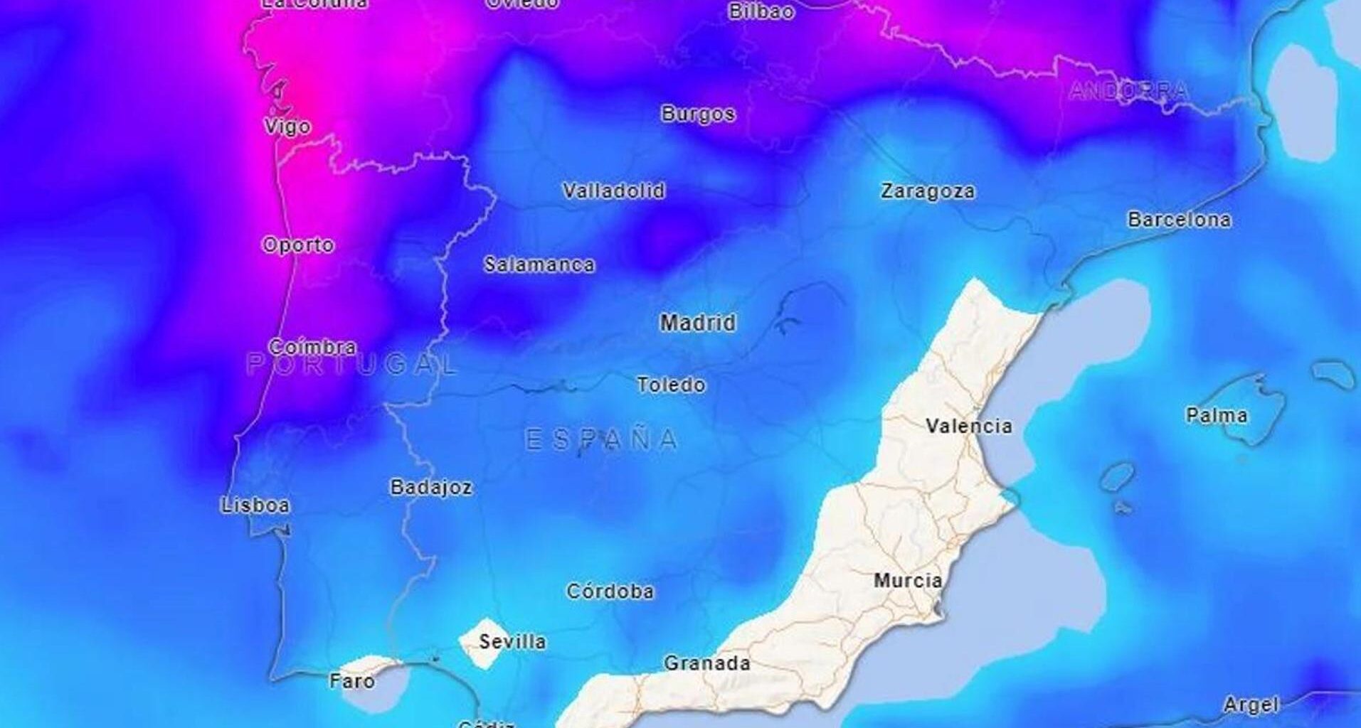 Aemet warns of dramatic weather change with arrival of new storm in Spain on Good Friday
