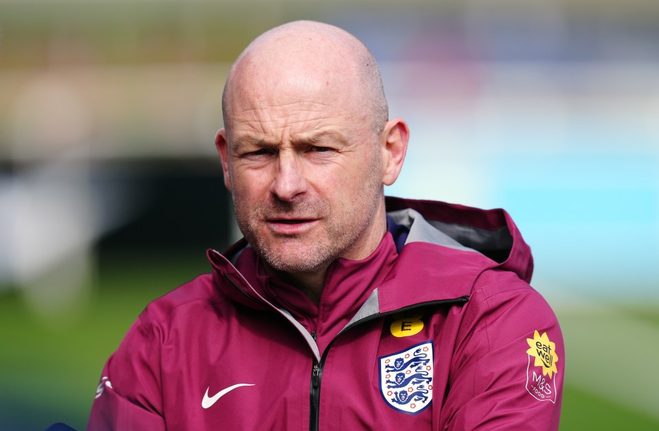 Lee Carsley, manager of the England U21 football team.
