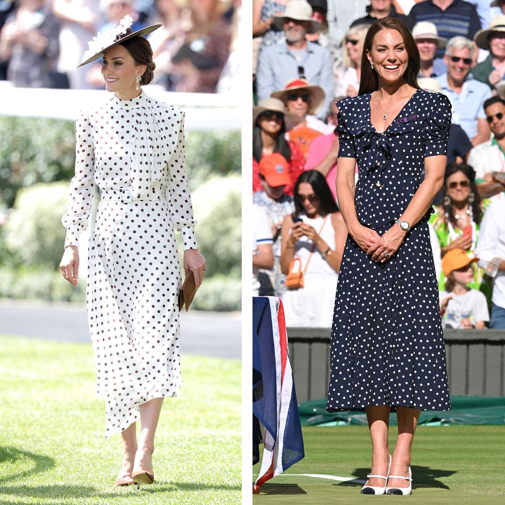Princess Kate loves polka dots