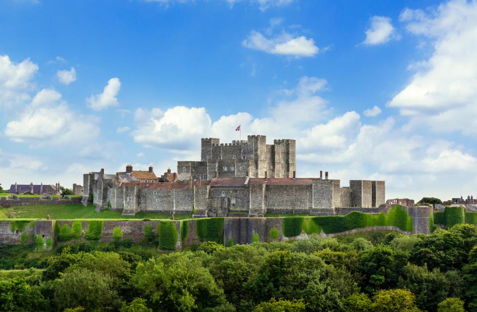 Dover Castle in Kent, England.