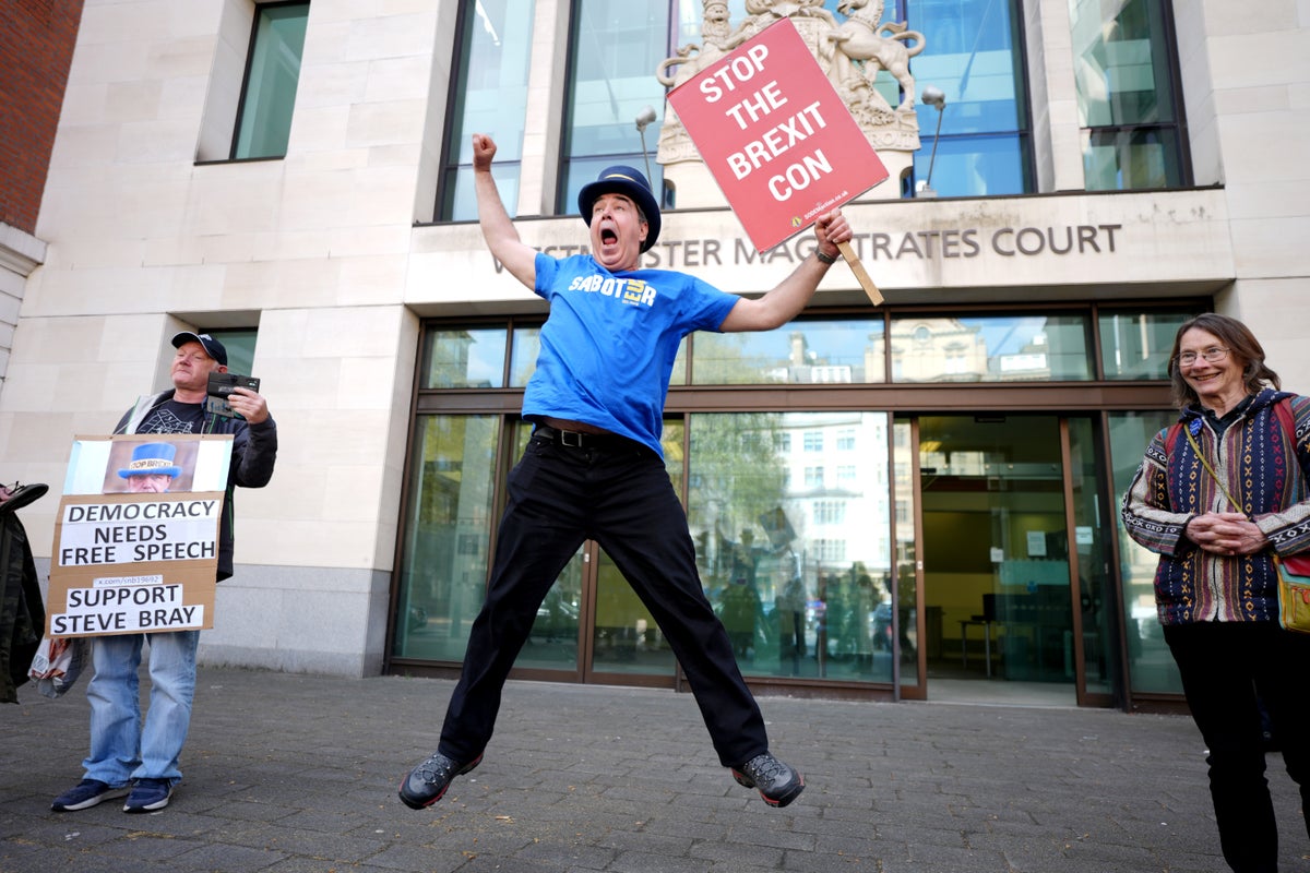 ‘Stop Brexit’ man speaks out after being cleared of flouting music ban