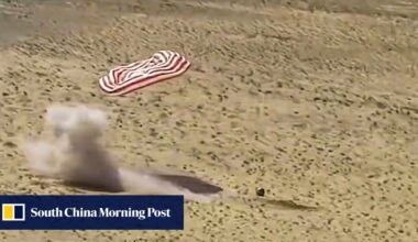 China’s Shenzhou-19 astronauts return home after forced landing site switch