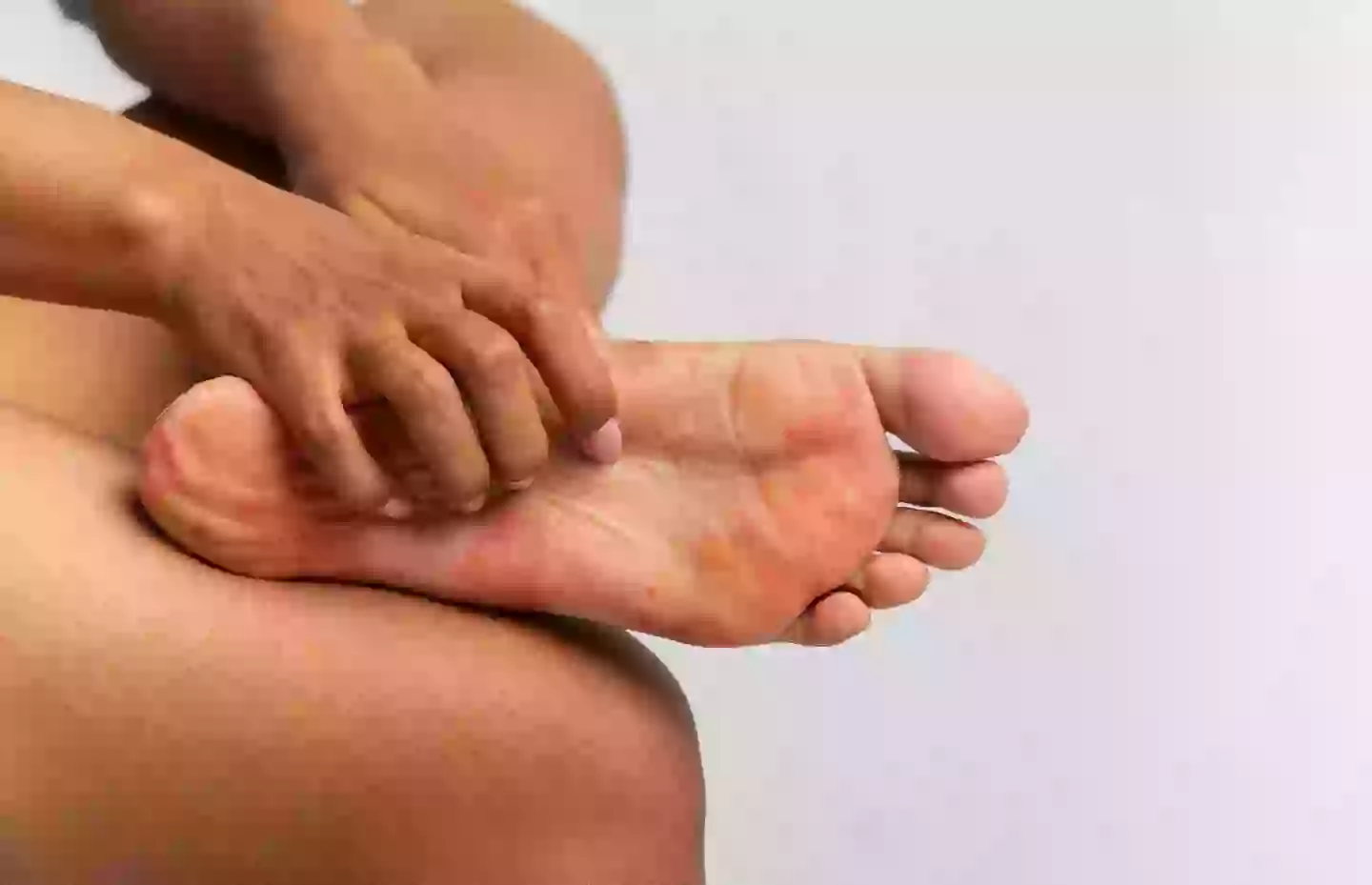 It's common to get it on your feet. (Getty Stock)