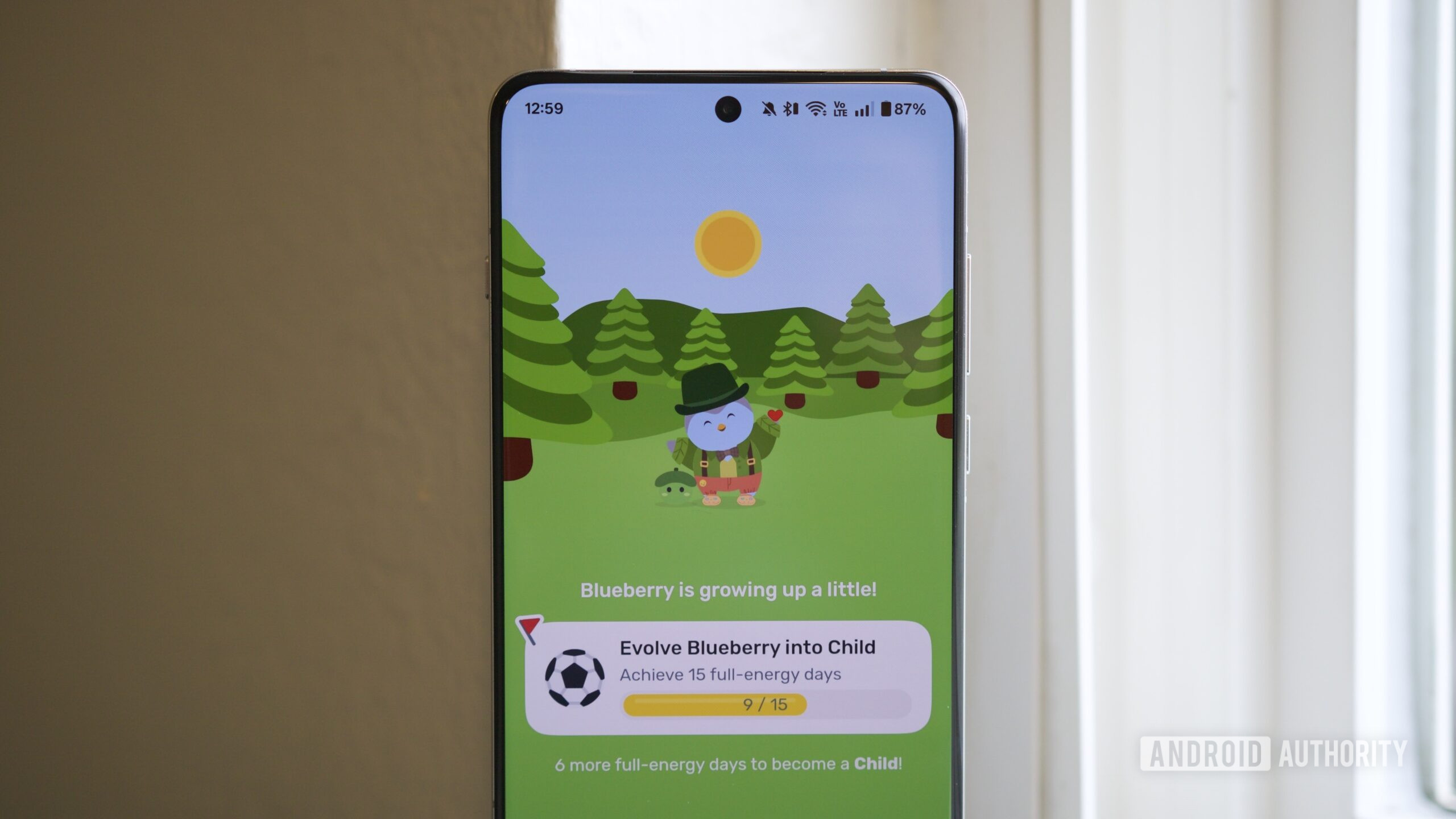 The Finch app on an Android phone.
