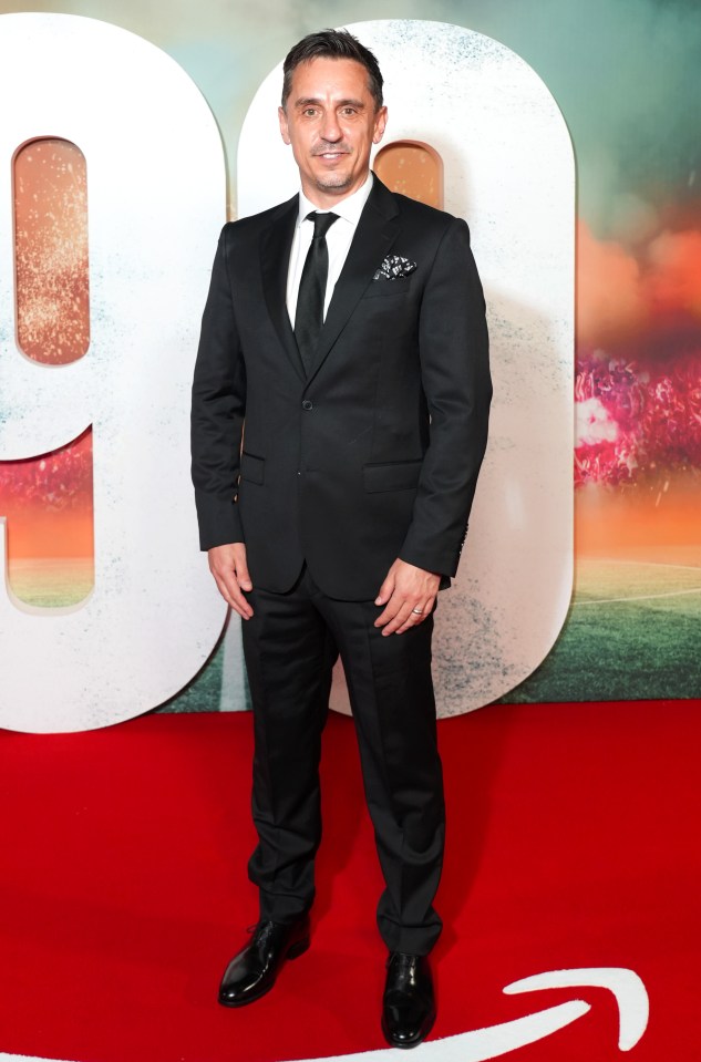 Gary Neville at the "99" World Premiere.