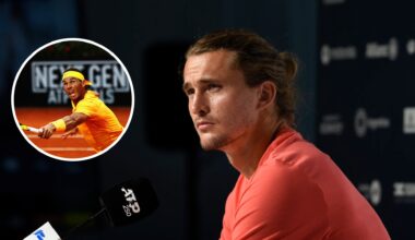 Alexander Zverev has noticed something about clay courts that affects most players 'except Rafael Nadal'