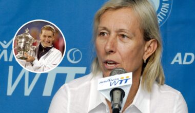 Who Martina Navratilova picked as the greatest of all time between herself and Steffi Graf