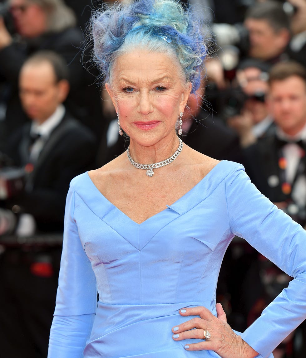 cannes, france may 16: helen mirren attends the jeanne du barry screening  opening ceremony red carpet at the 76th annual cannes film festival at palais des festivals on may 16, 2023 in cannes, france. (photo by dominique charriau/wireimage)