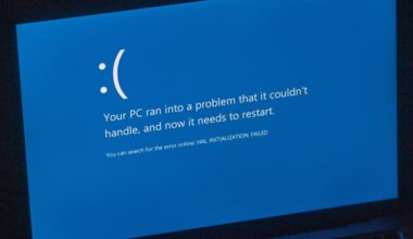 Microsoft is redesigning the Windows BSOD and it might change to black