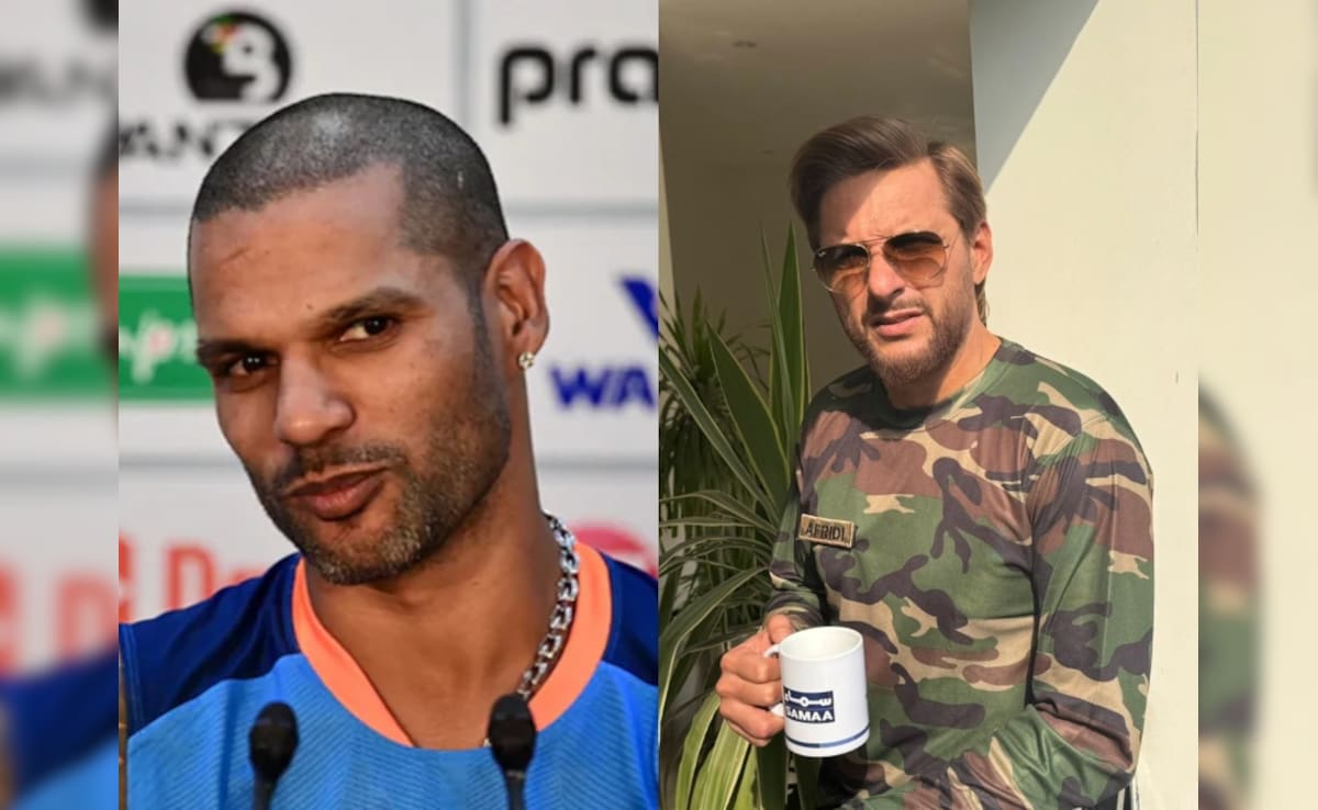 On Shikhar Dhawan's Kargil Reminder, Bizarre 'Fantastic Tea' Reply From Shahid Afridi