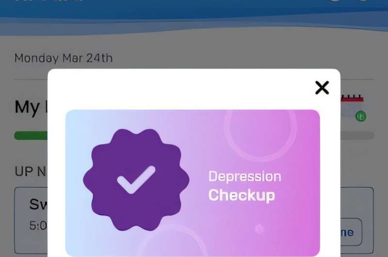 Having a 'therapist in your pocket' curbs depression among primary care patients