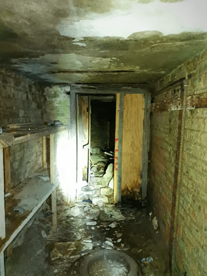 Interior of Glasgow's hidden tunnels.