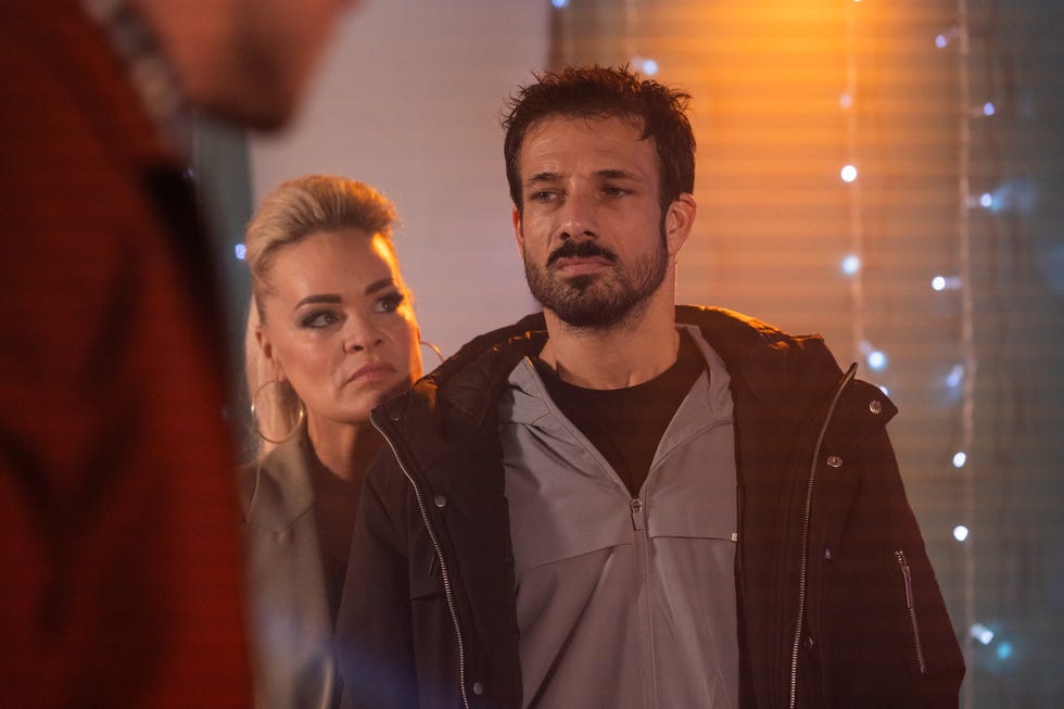 embargo 08042025 grace black and dodger savage in hollyoaks