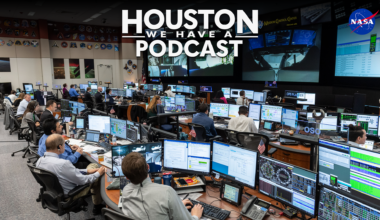 The cover art display for the Houston We Have a Podcast podcast.