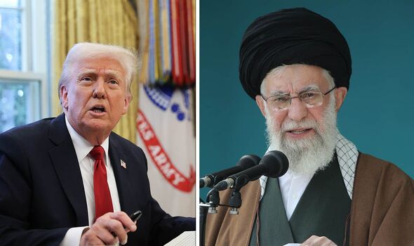 Donald Trump and Ali Khamenei